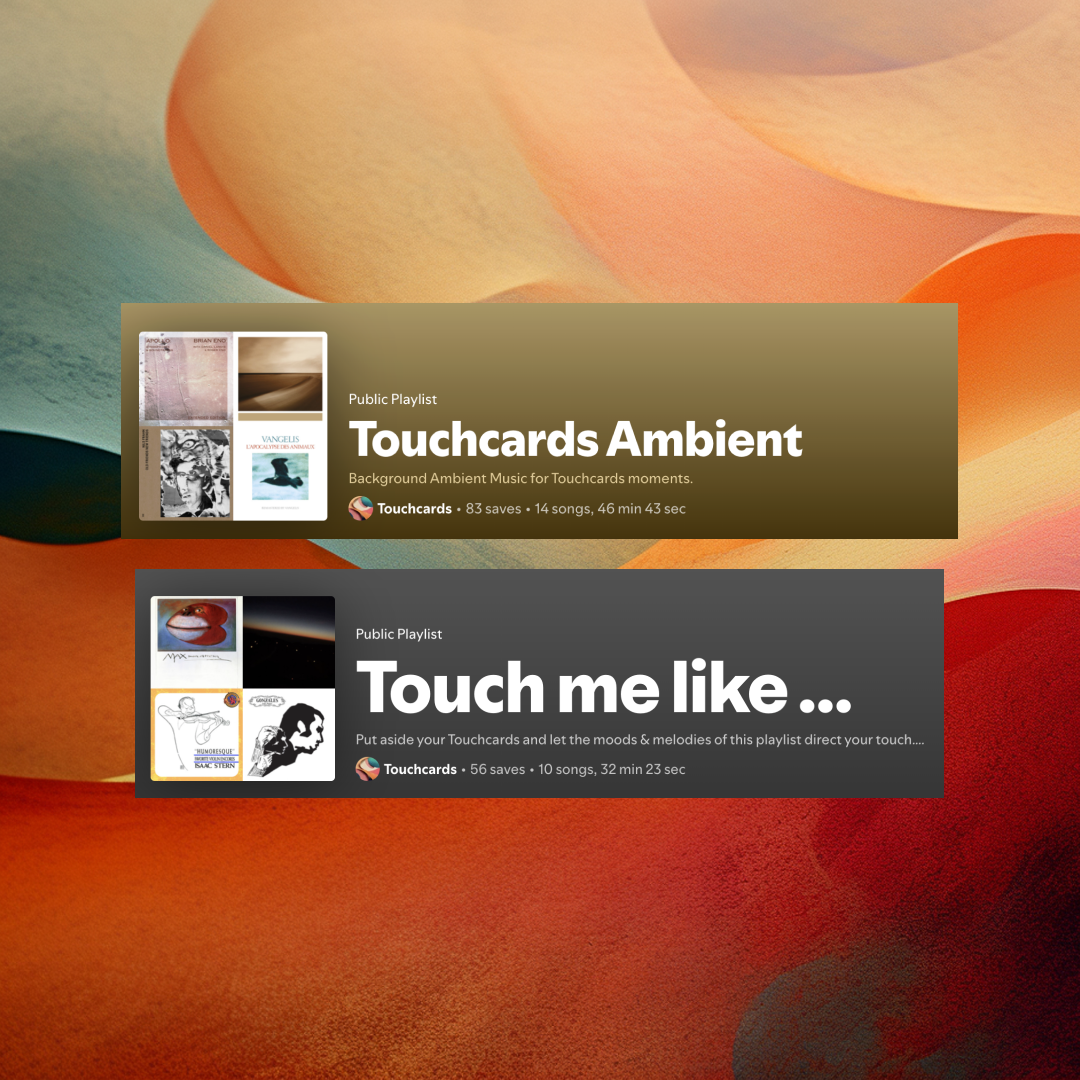 Music to Guide Your Touchcards Experience
