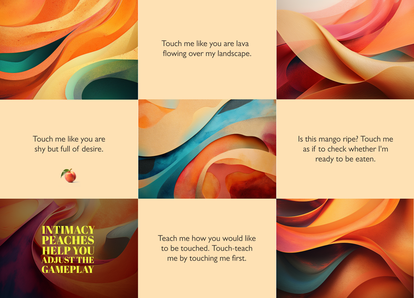 Touchcards - a poetic card game